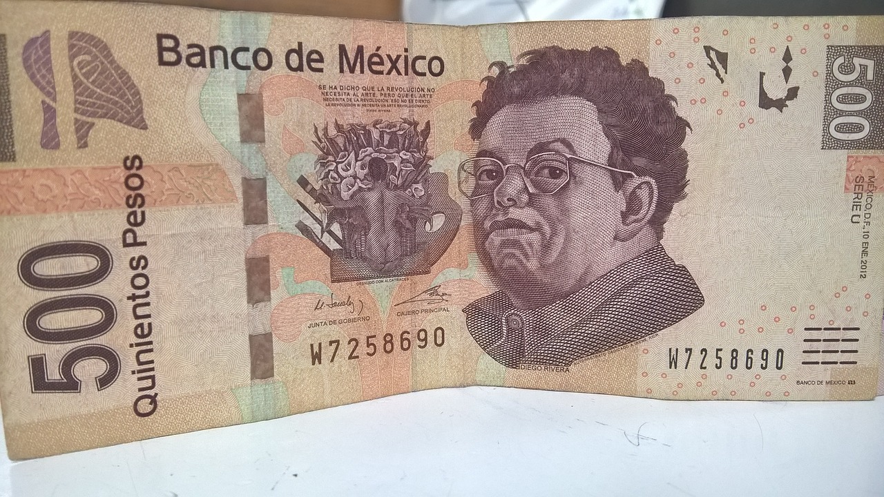 ticket money mexican peso free photo