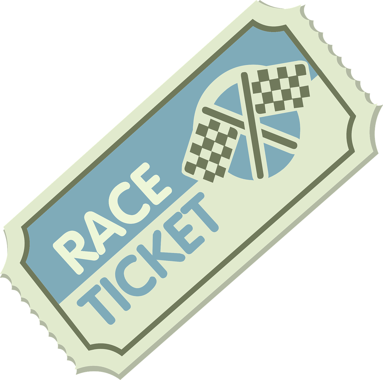 ticket race racing free photo