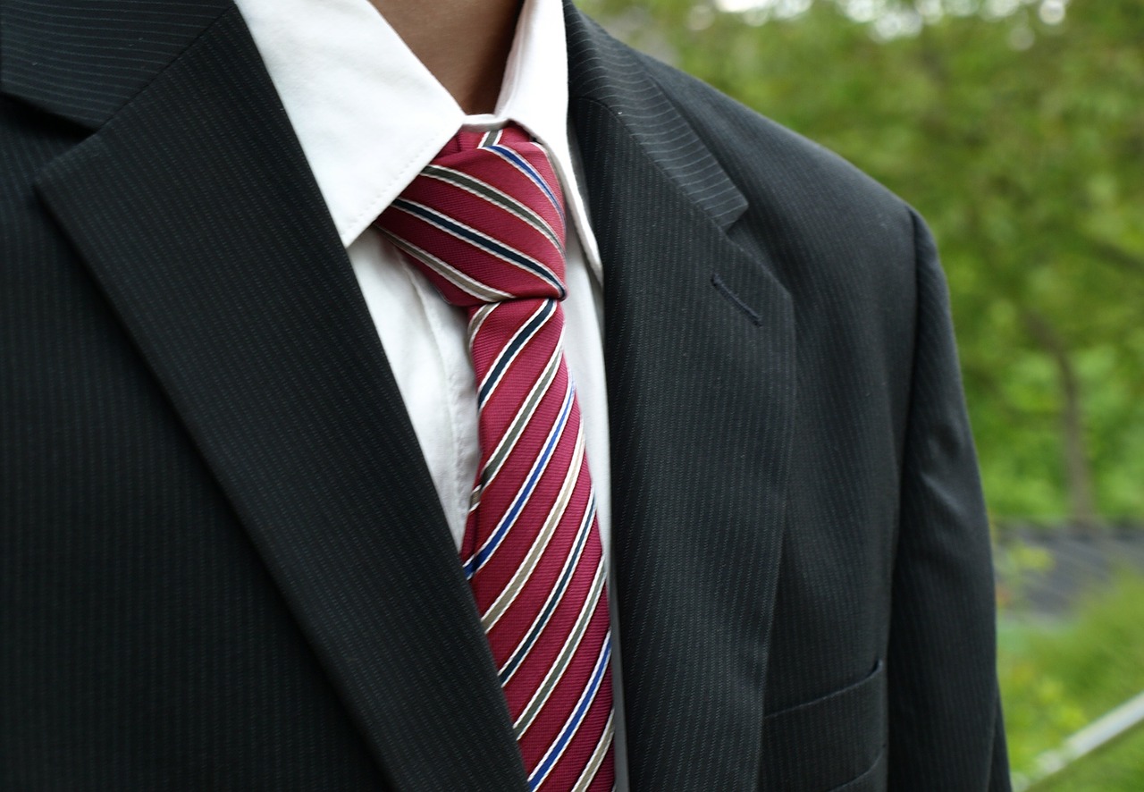 tie suit tie holder free photo