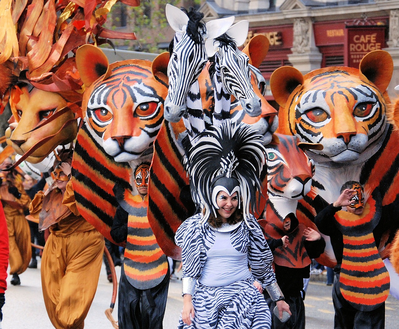 tiger mask costume free photo