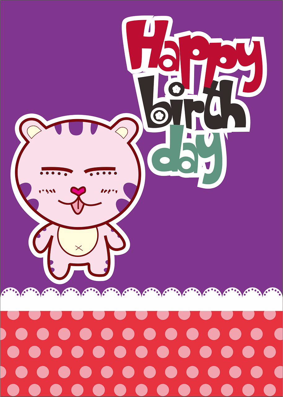 tiger birthday cute free photo