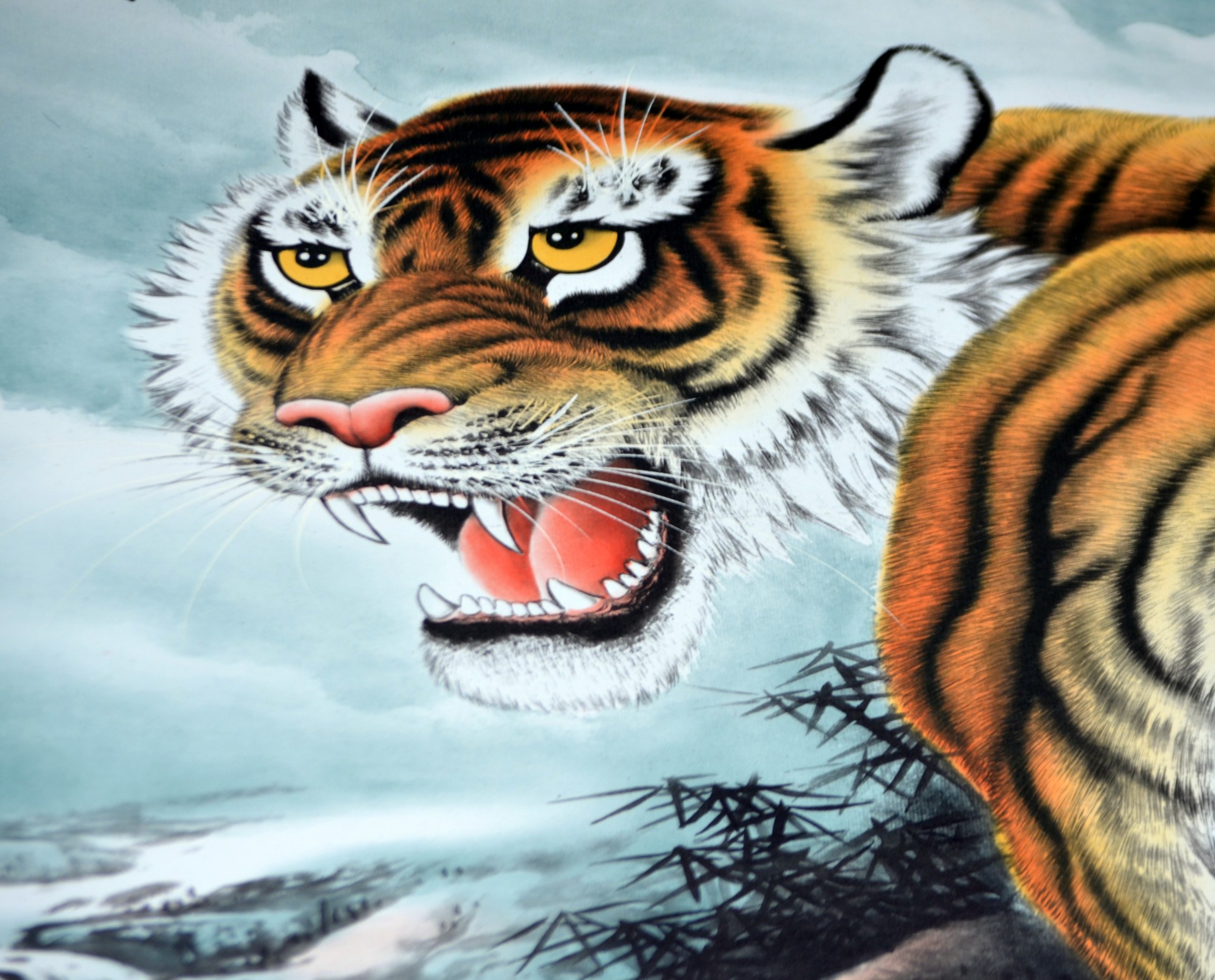 illustration animals tiger free photo