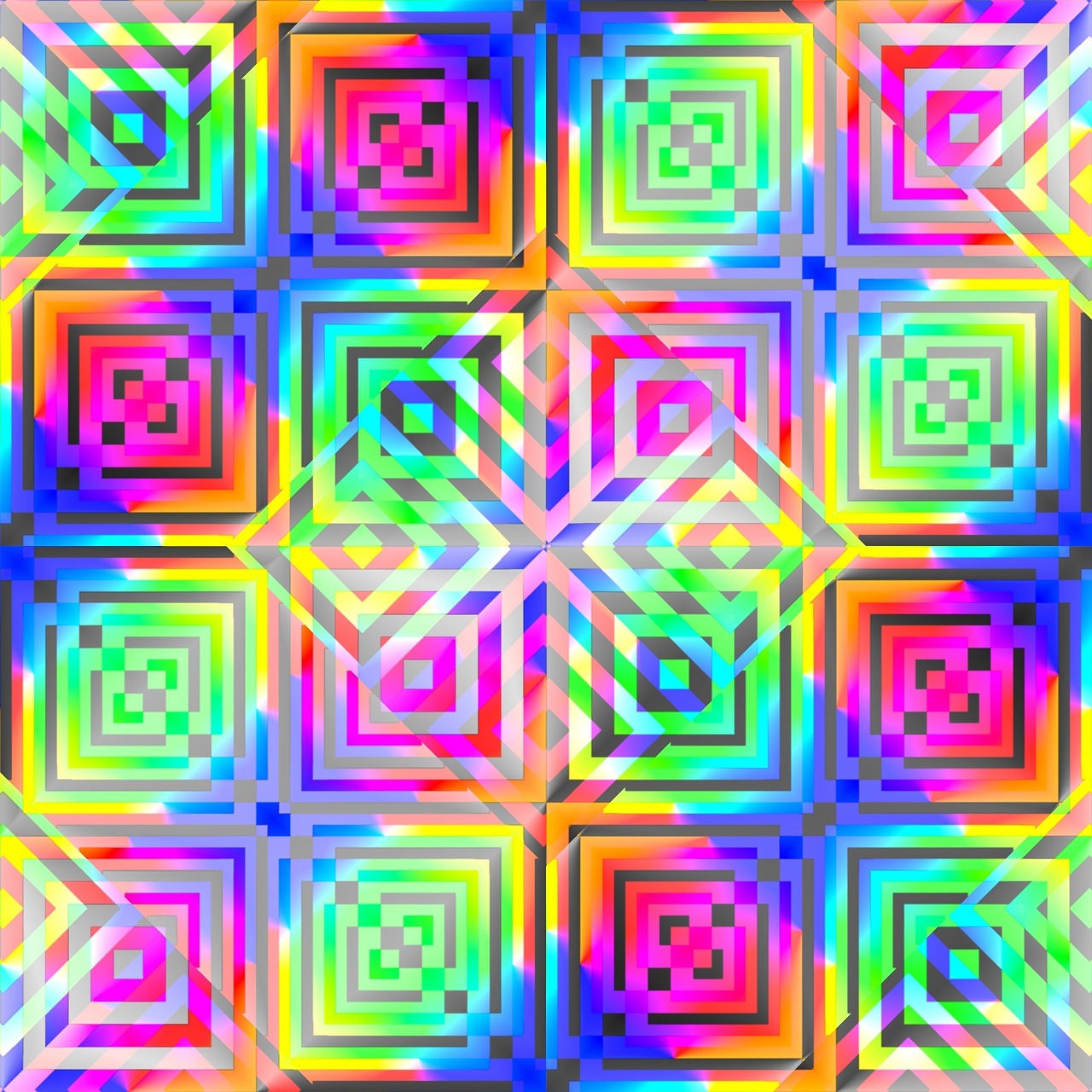 tile pattern colorful free photo