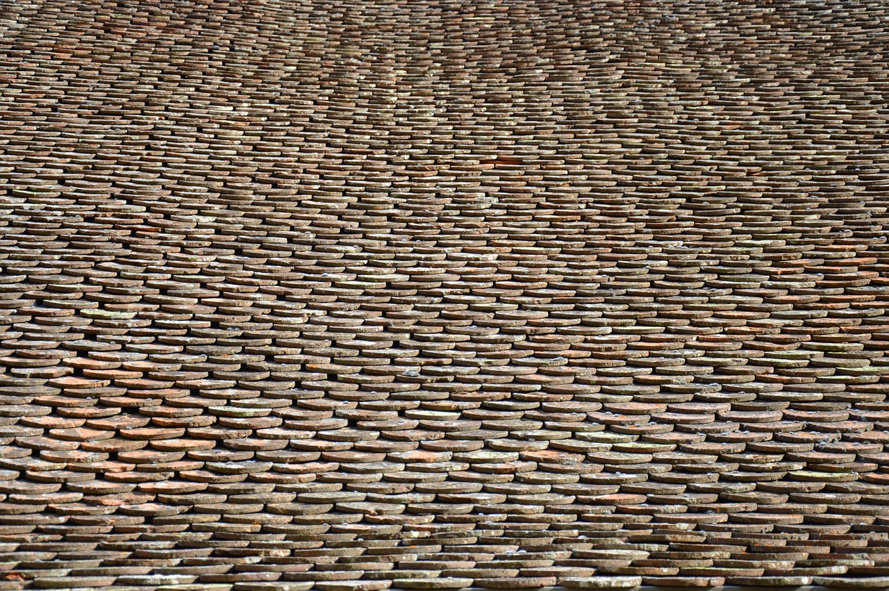 tile roofing line free photo