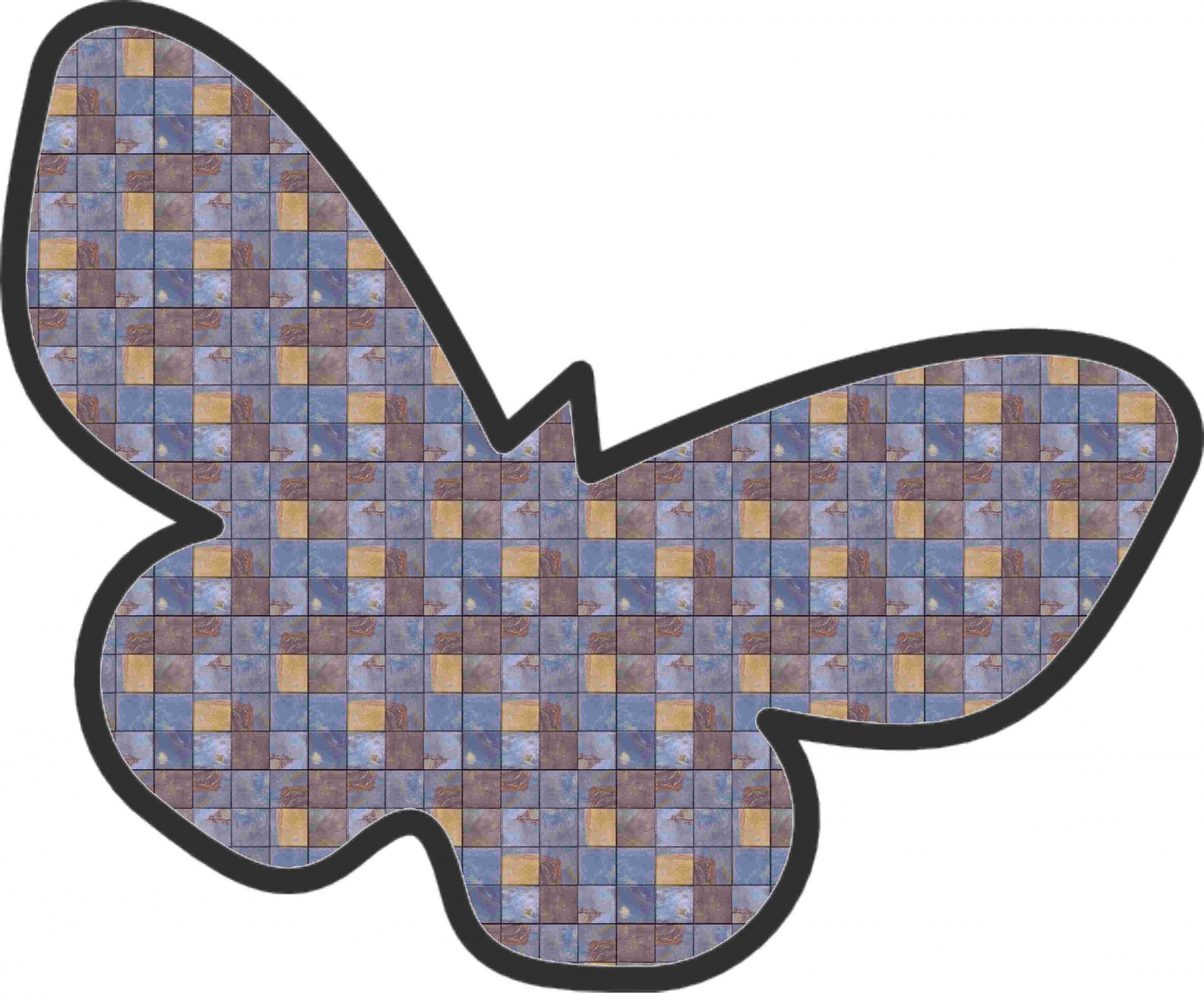 butterfly outline silhouette free photo
