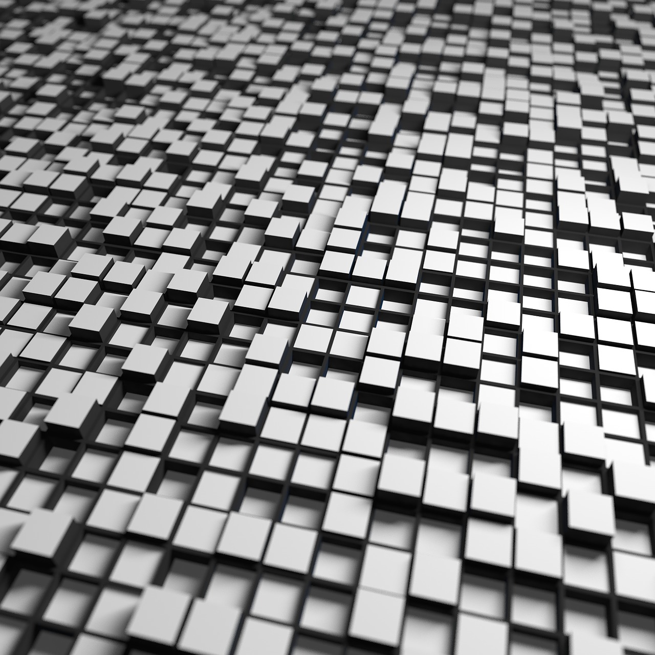 tiles cubes black free photo