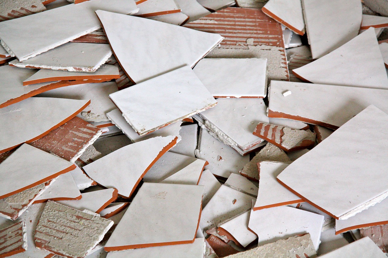 tiles broken broken tiles free photo