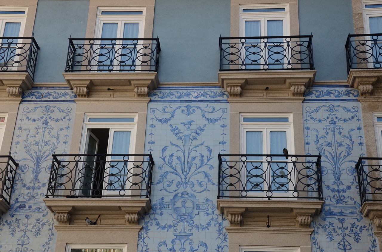 tiles portuguese windows portugal free photo