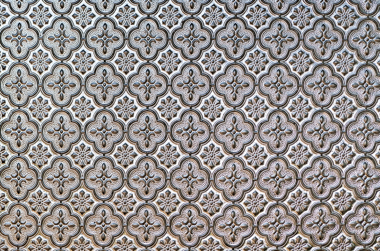 tiles baroque pattern free photo