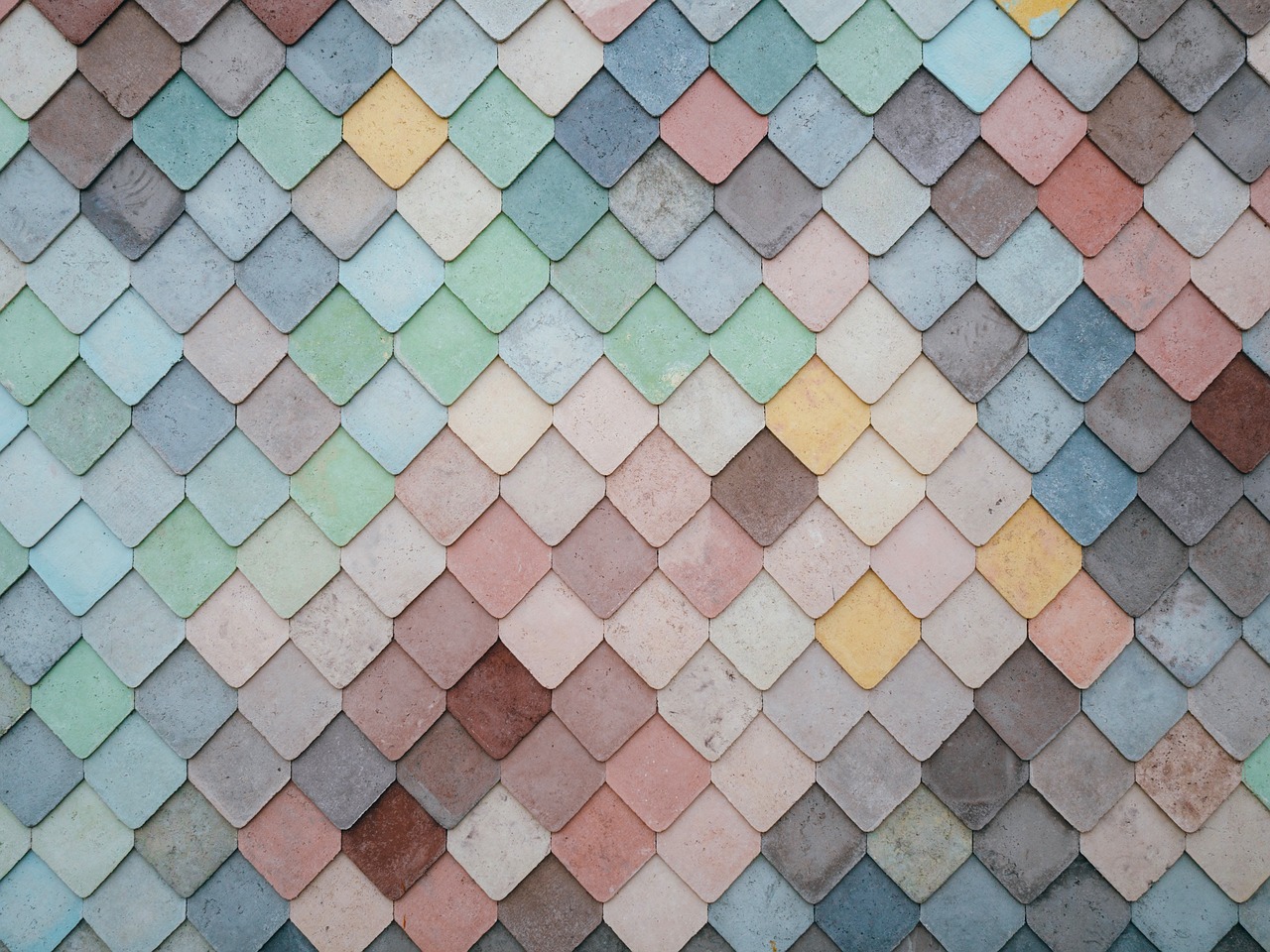tiles shapes texture pattern free photo