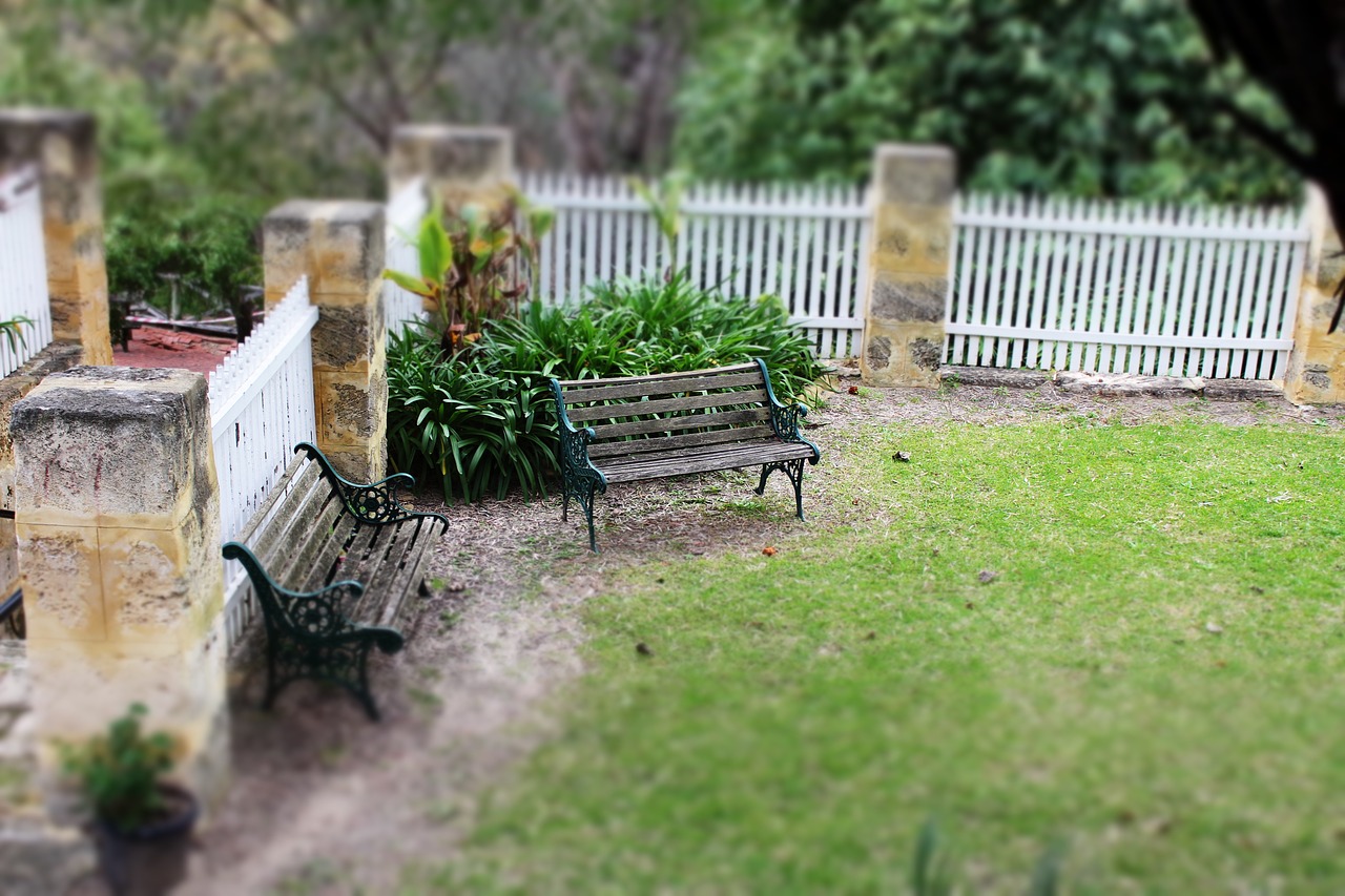 bench garden park free photo