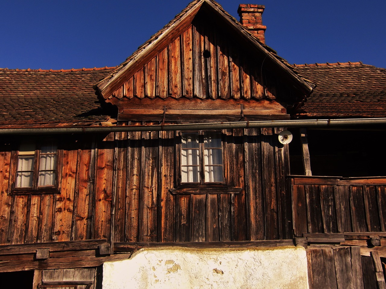 timber façade farmhouse old free photo