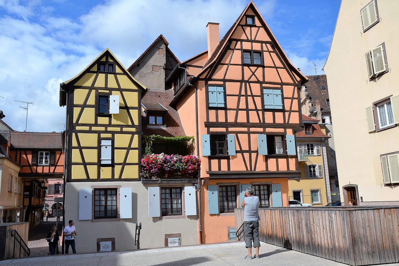 timber-framed house colmar free photo
