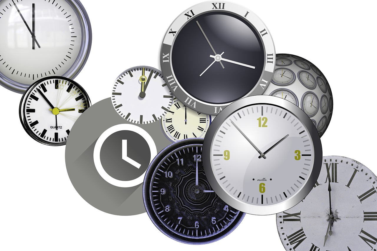 time clock watches free photo