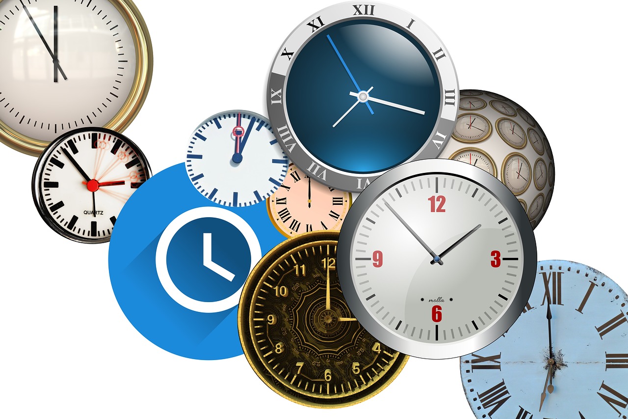 time clock watches free photo