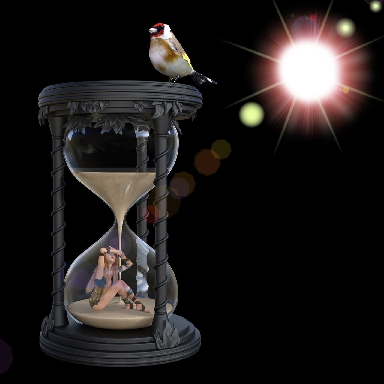 time hourglass measurement of time free photo