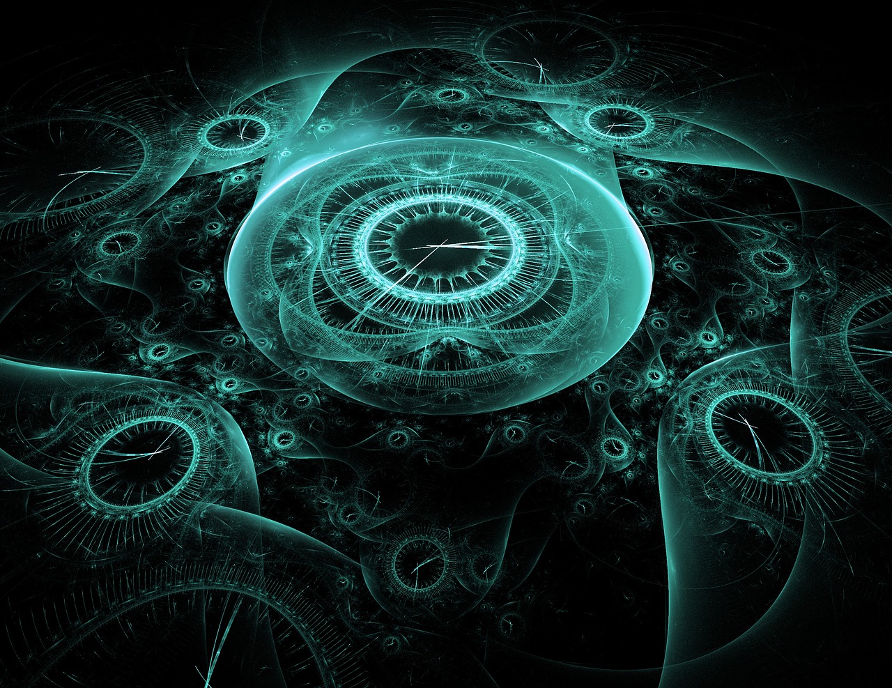 time clock fractal free photo