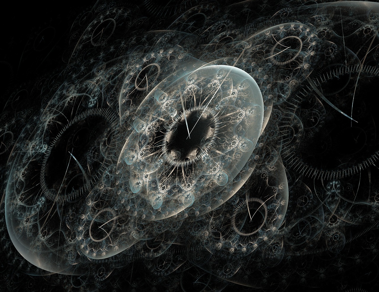 time clock fractal free photo