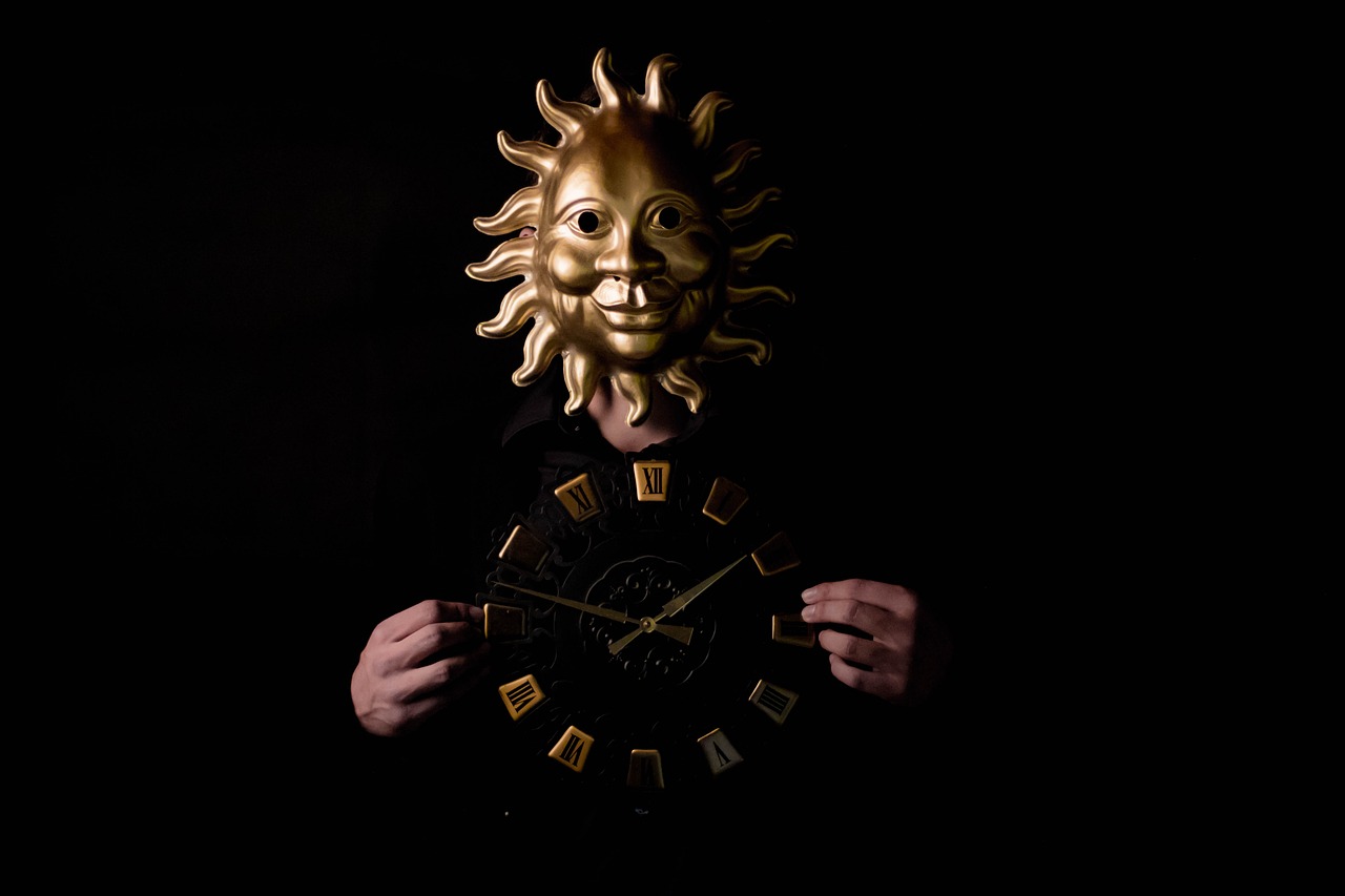 time sun mask free photo