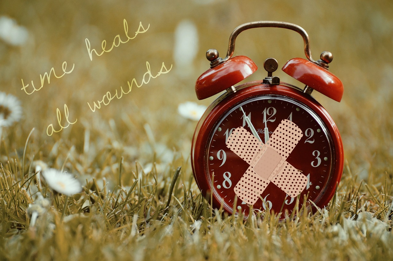 time heals all wounds consolation encourage free photo