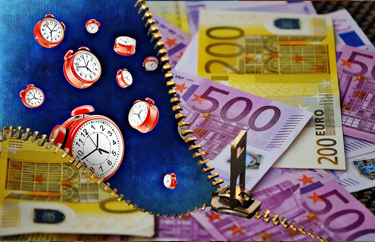 time is money currency euro free photo