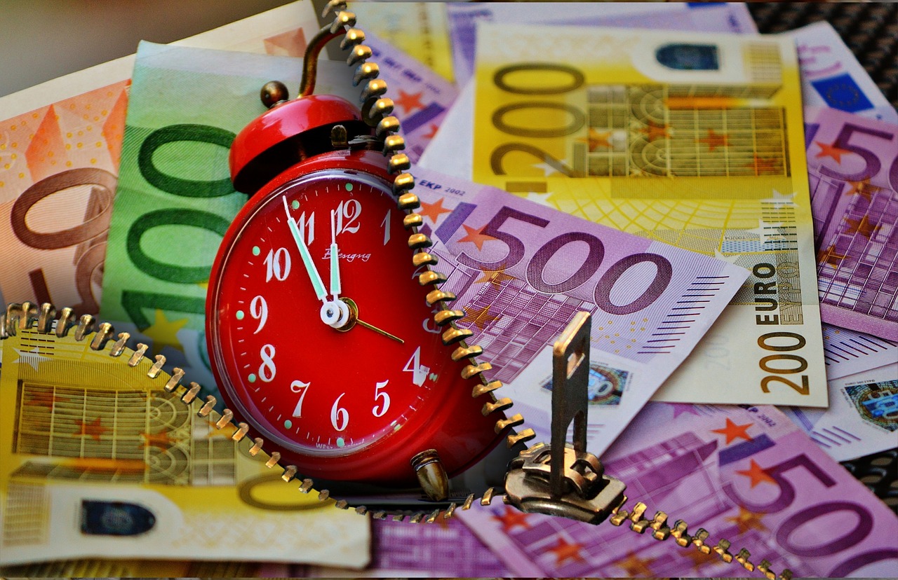 time is money currency euro free photo