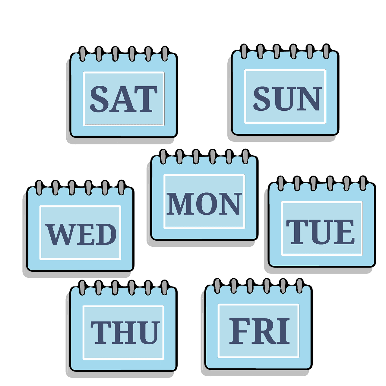 time management week calendar free photo