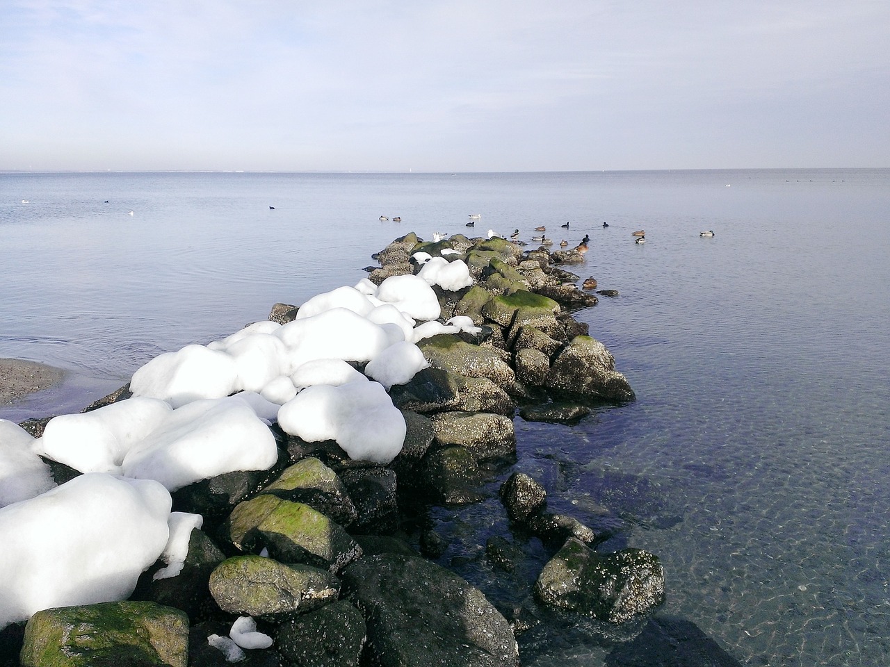 timmendorfer-strand baltic sea winter free photo