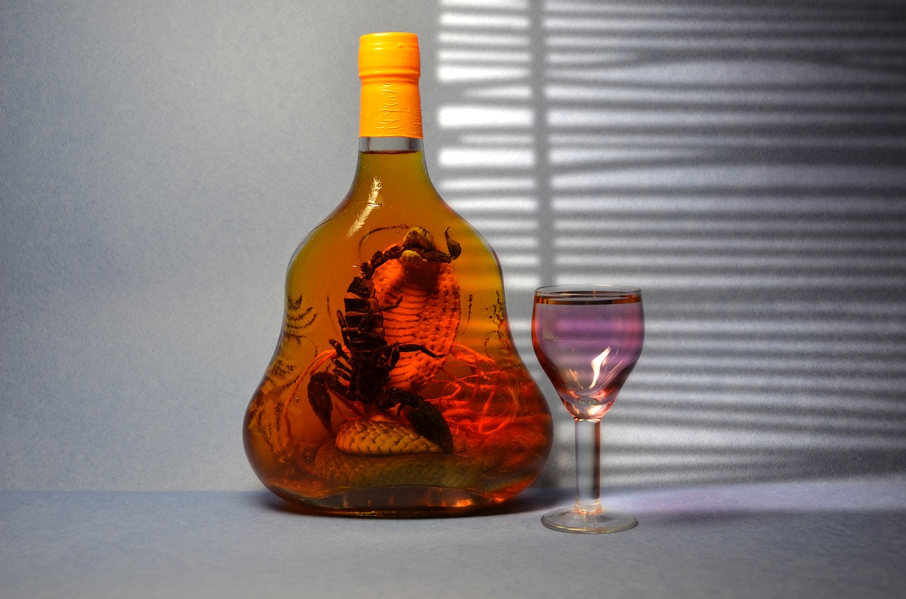 tincture vodka scorpion free photo