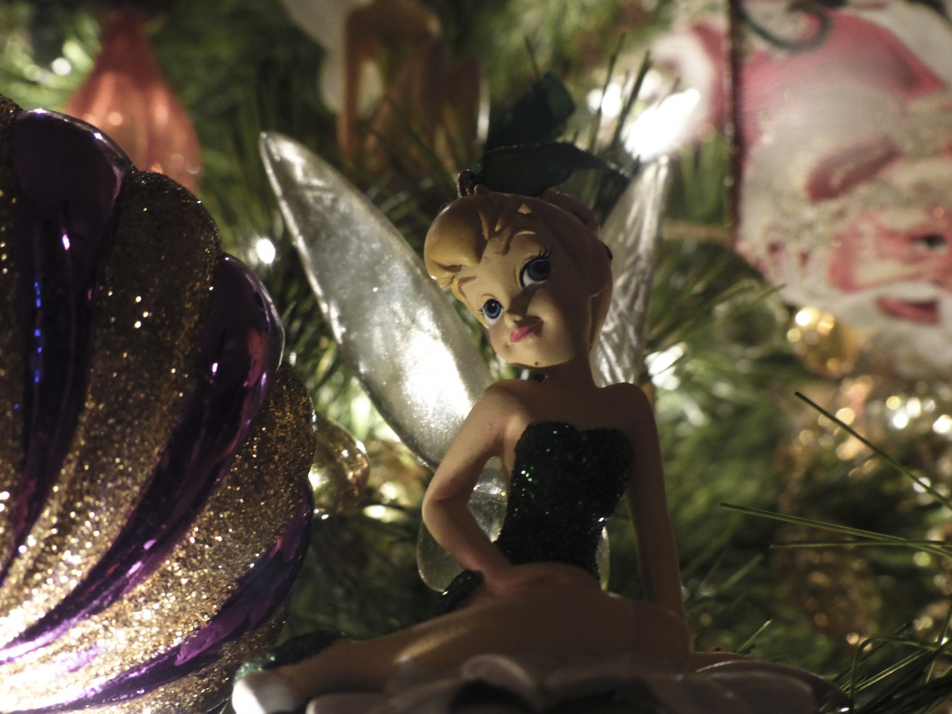 tinkerbell ornament christmas free photo
