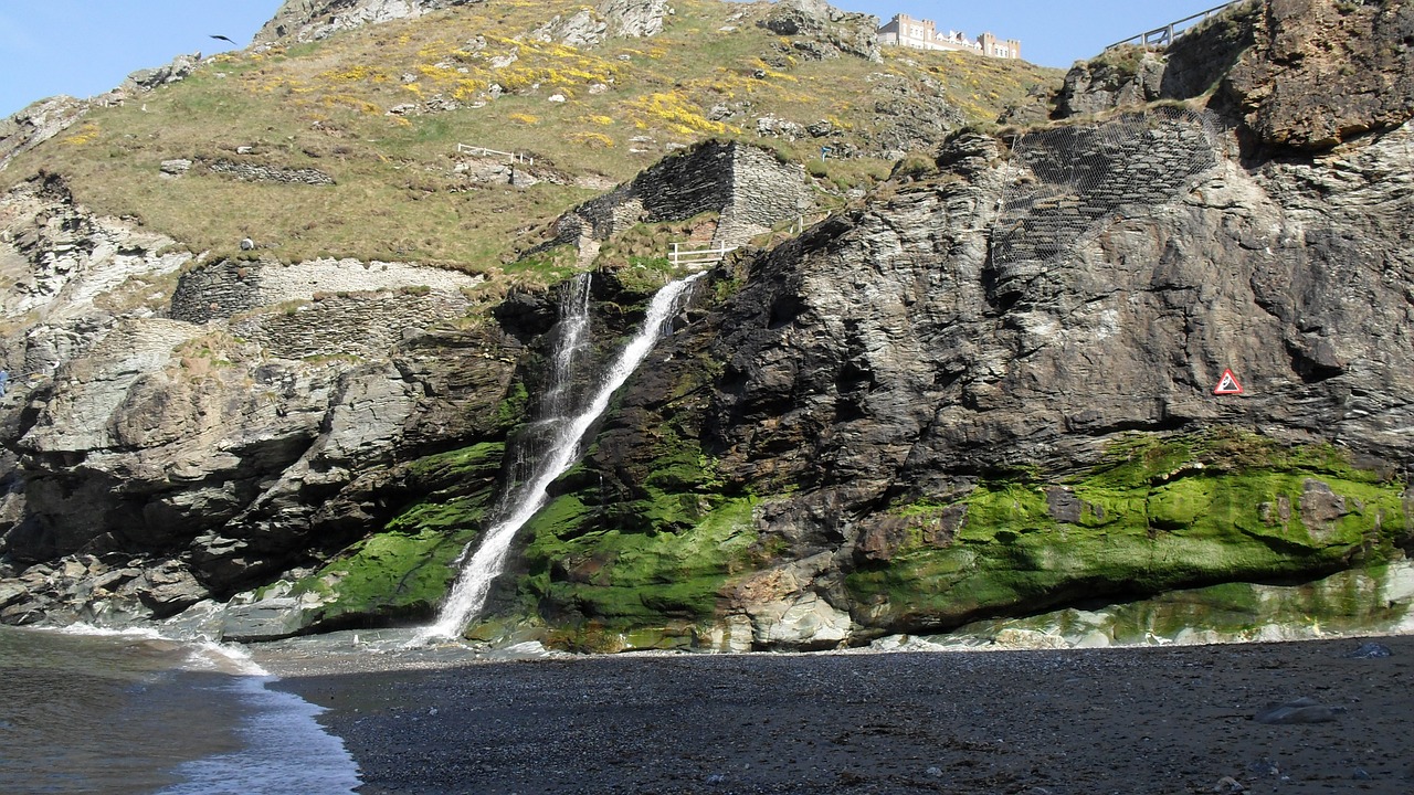 tintagel uk the coast free photo