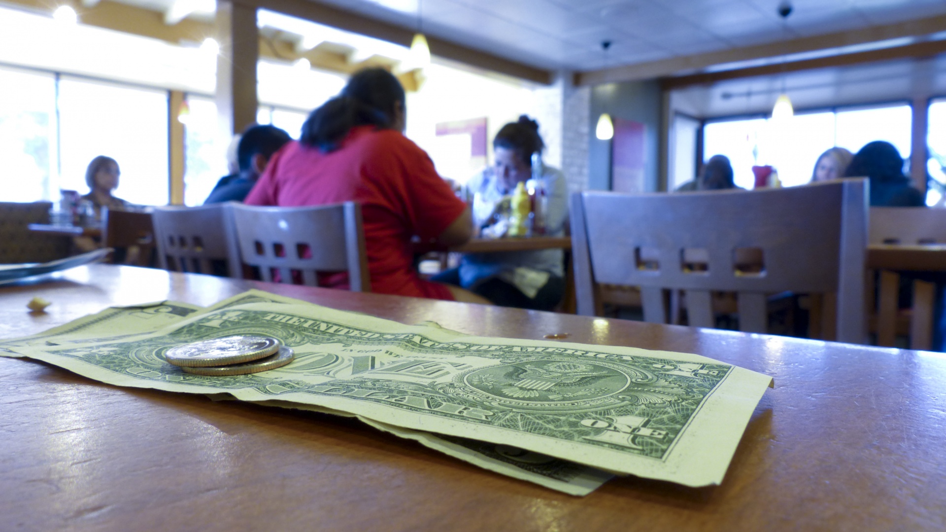 tip money restaurant free photo