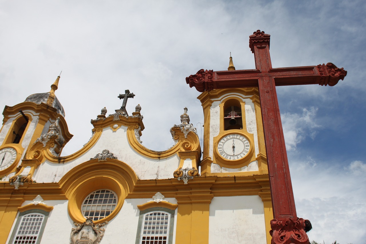 tiradentes church baroque free photo