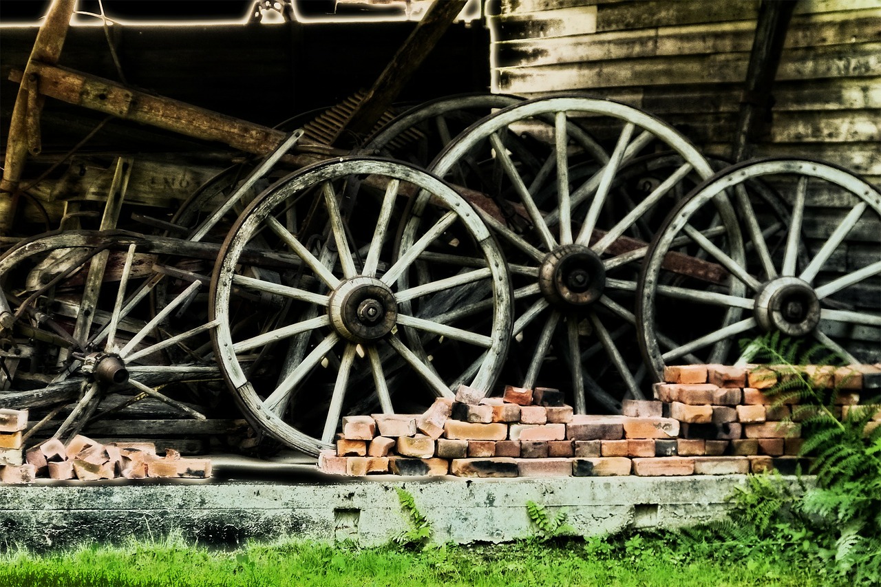 tires wooden heritage free photo