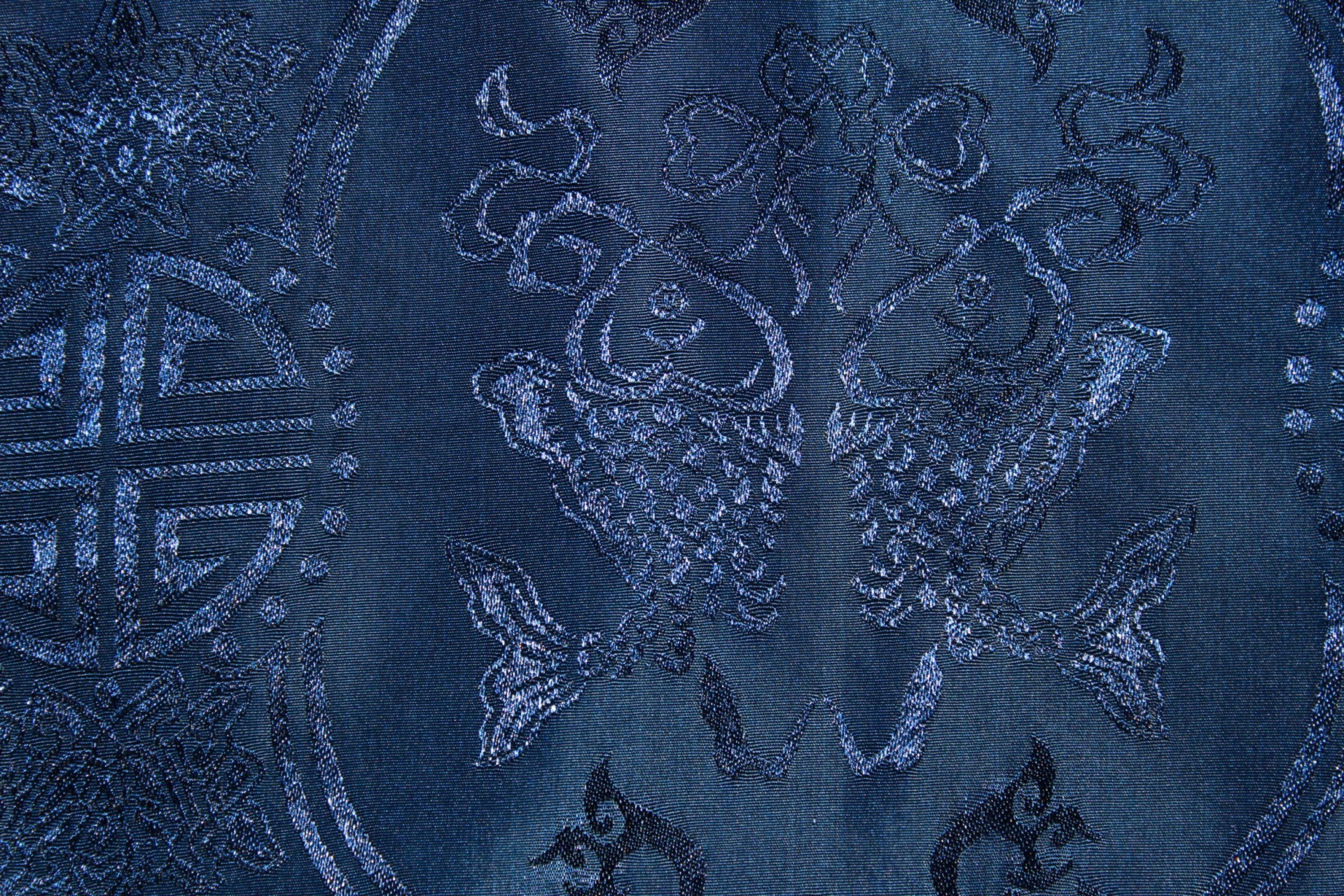 fabric texture blue free photo