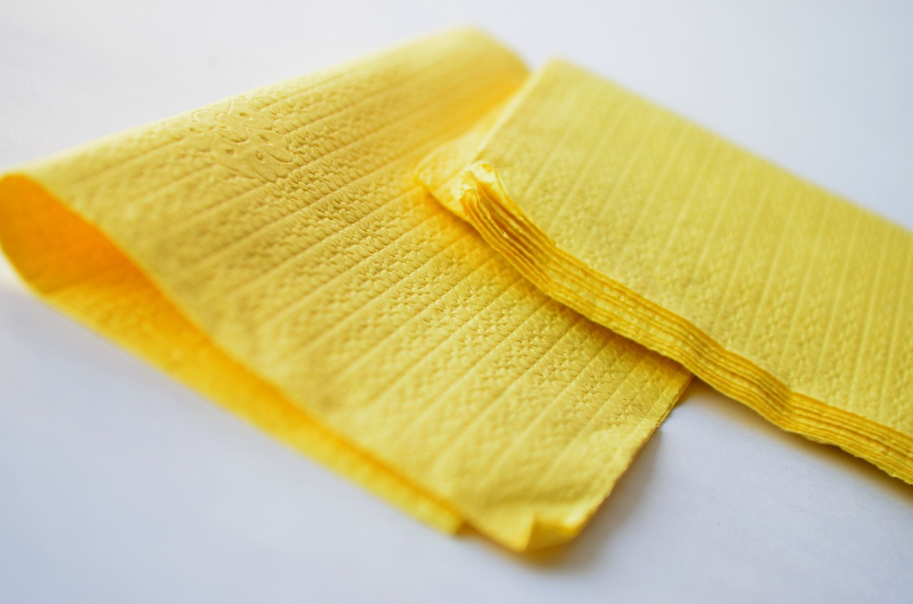 tissue paper yellow paper free photo