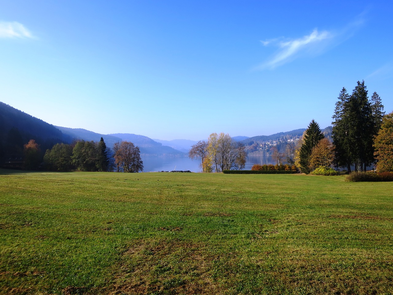 titisee  black forest  autumn free photo