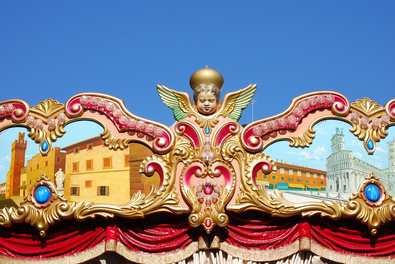 tivoli carousel italy free photo