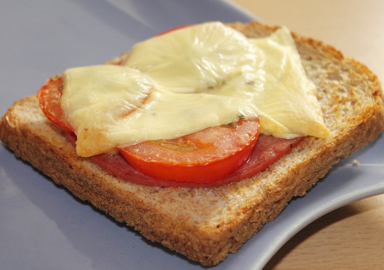 toast tomato cheese free photo