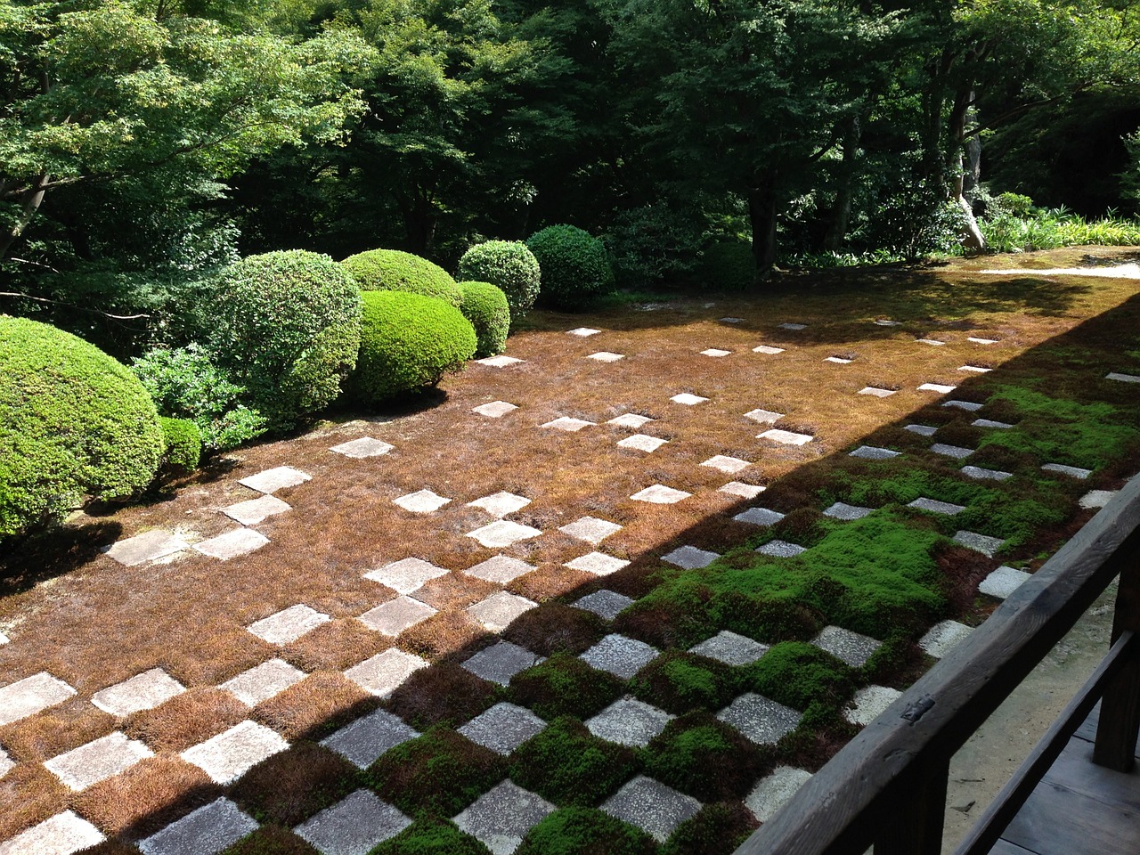 tofuku-ji temple garden rectangle free photo