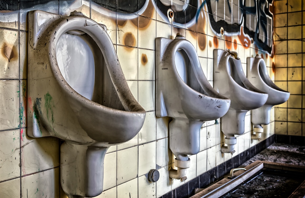toilet urinal lost places free photo