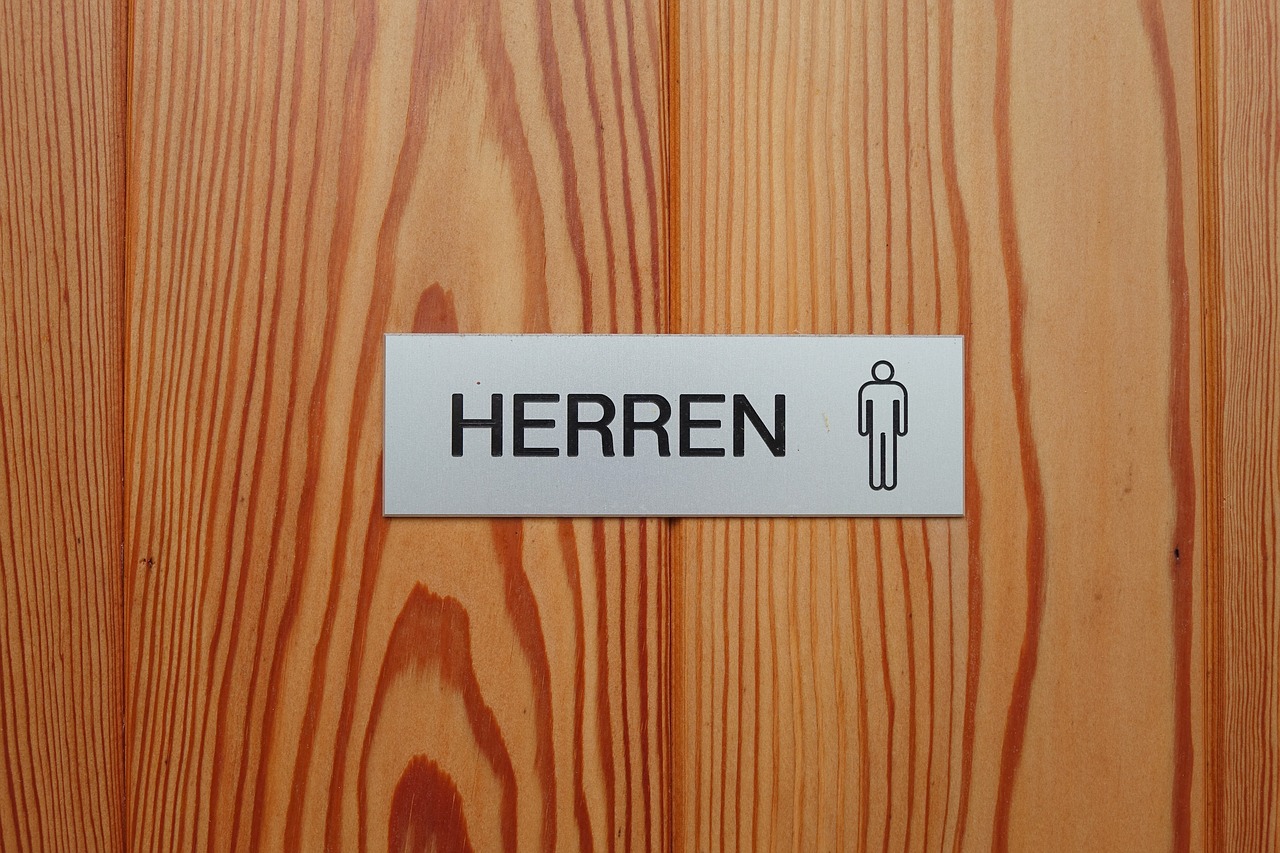 toilet sign men's wc free photo