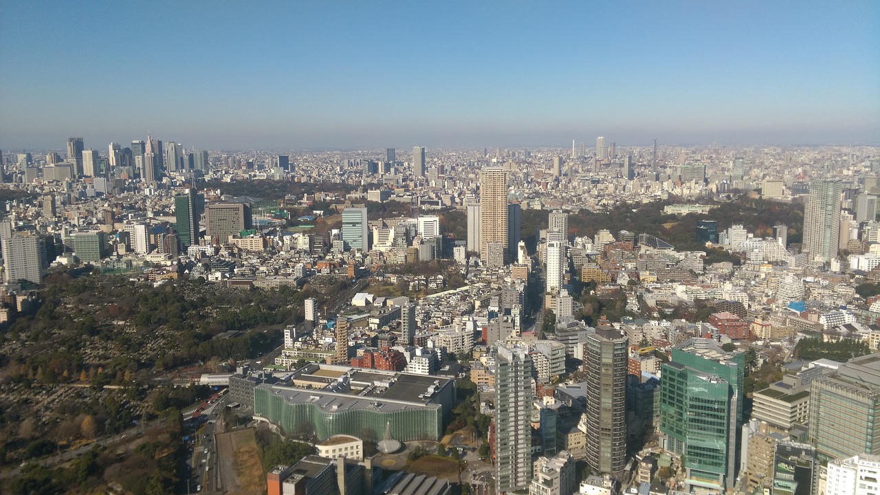 tokyo roppongi high rise building free photo