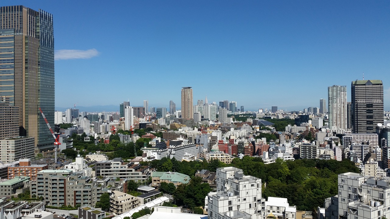tokyo japan skyline free photo