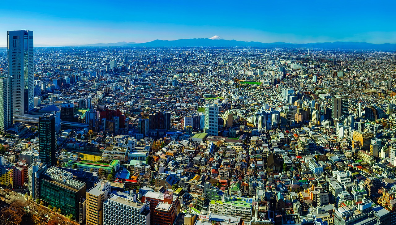 tokyo japan panorama free photo