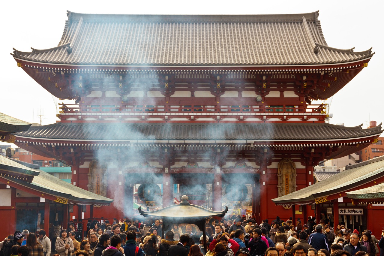 tokyo shrine asakusa free photo