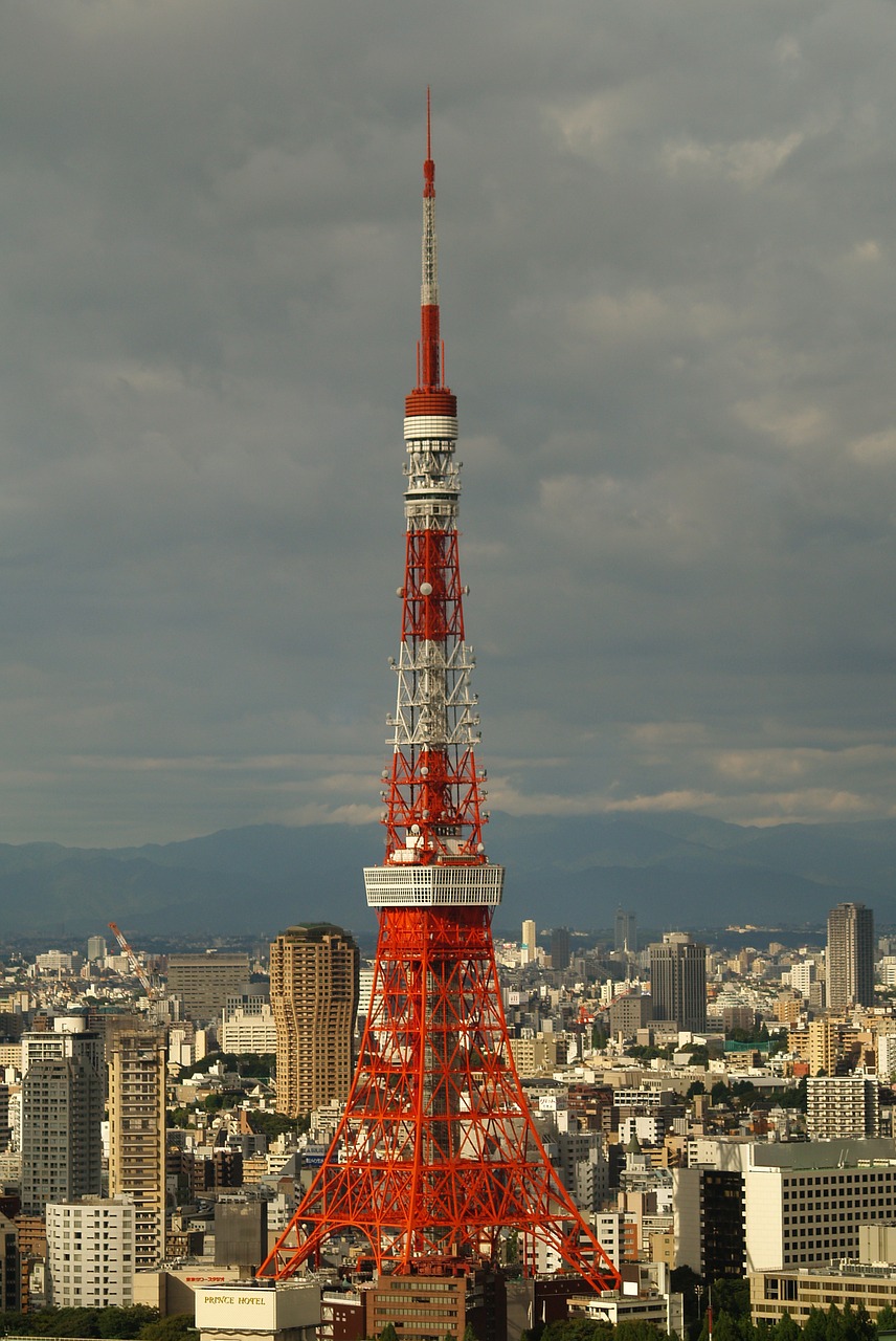 tokyo  tower  tokyo tower free photo