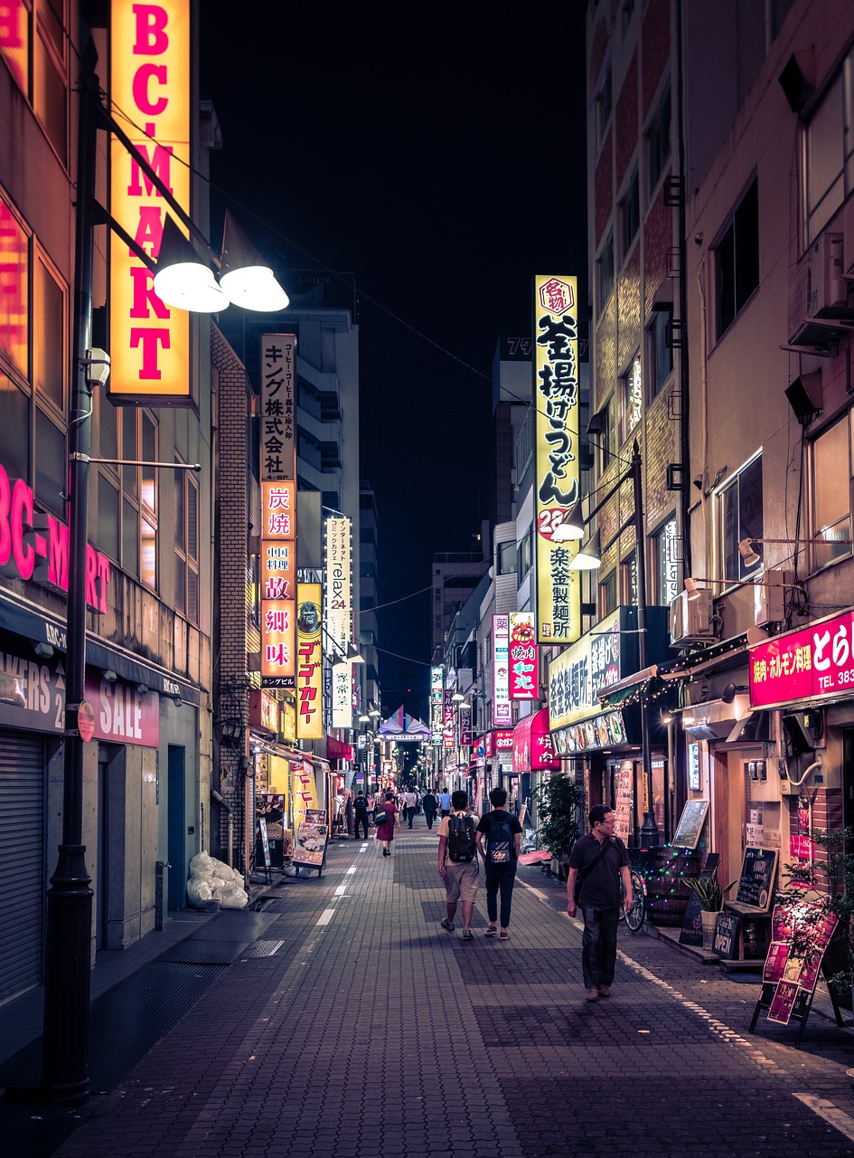 tokyo  neon  night free photo