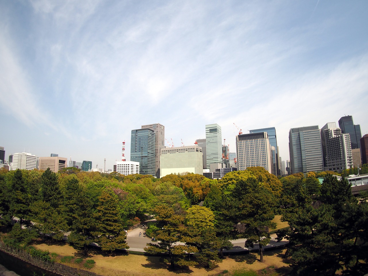 tokyo marunouchi imperial palace free photo