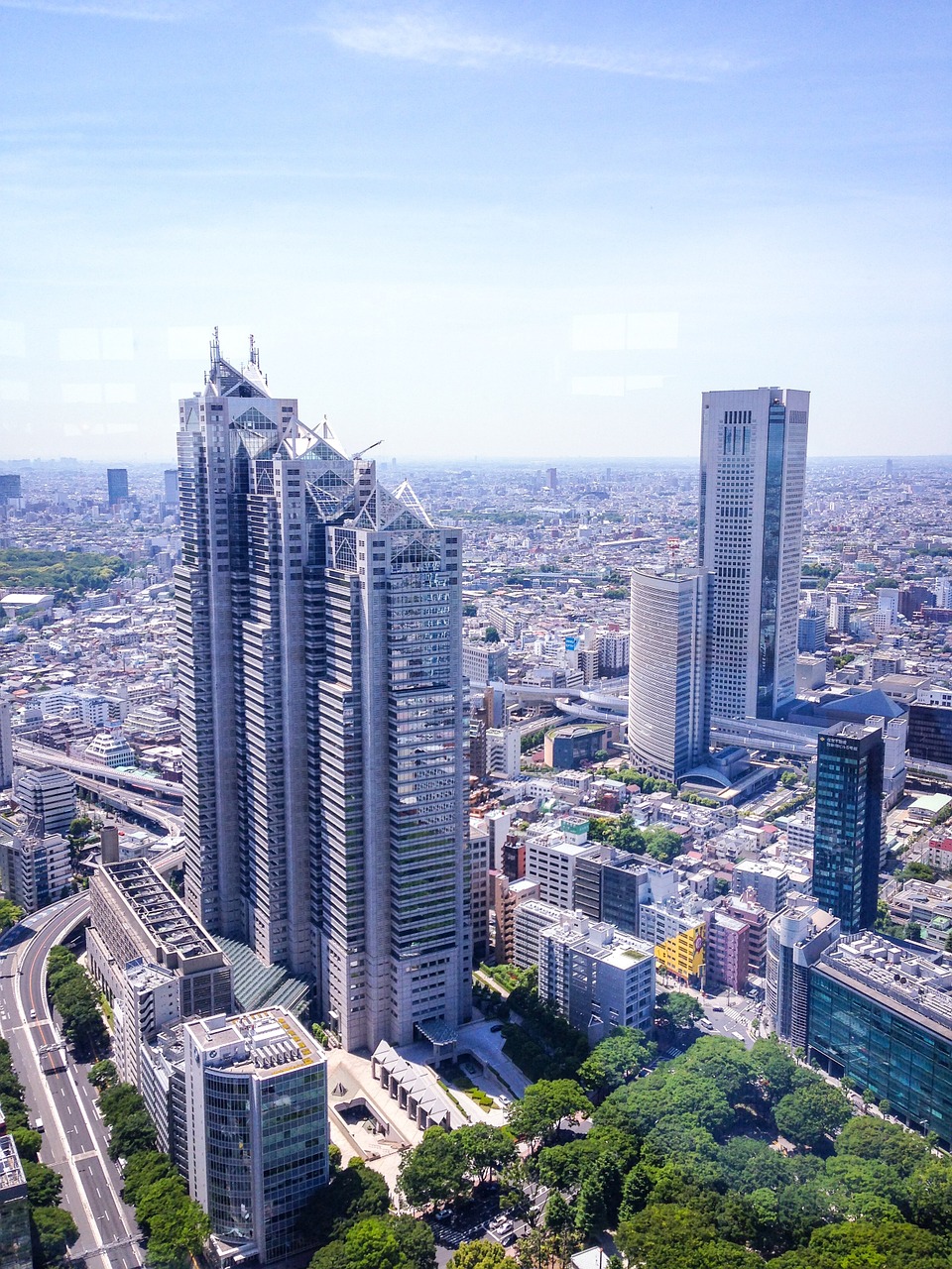 tokyo skyscrapers building free photo